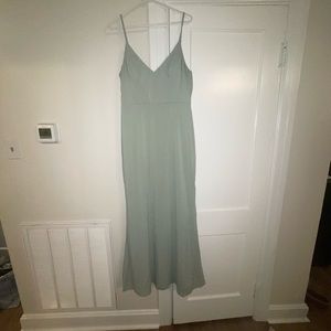 Azazie size 14 sage green bridesmaid dress